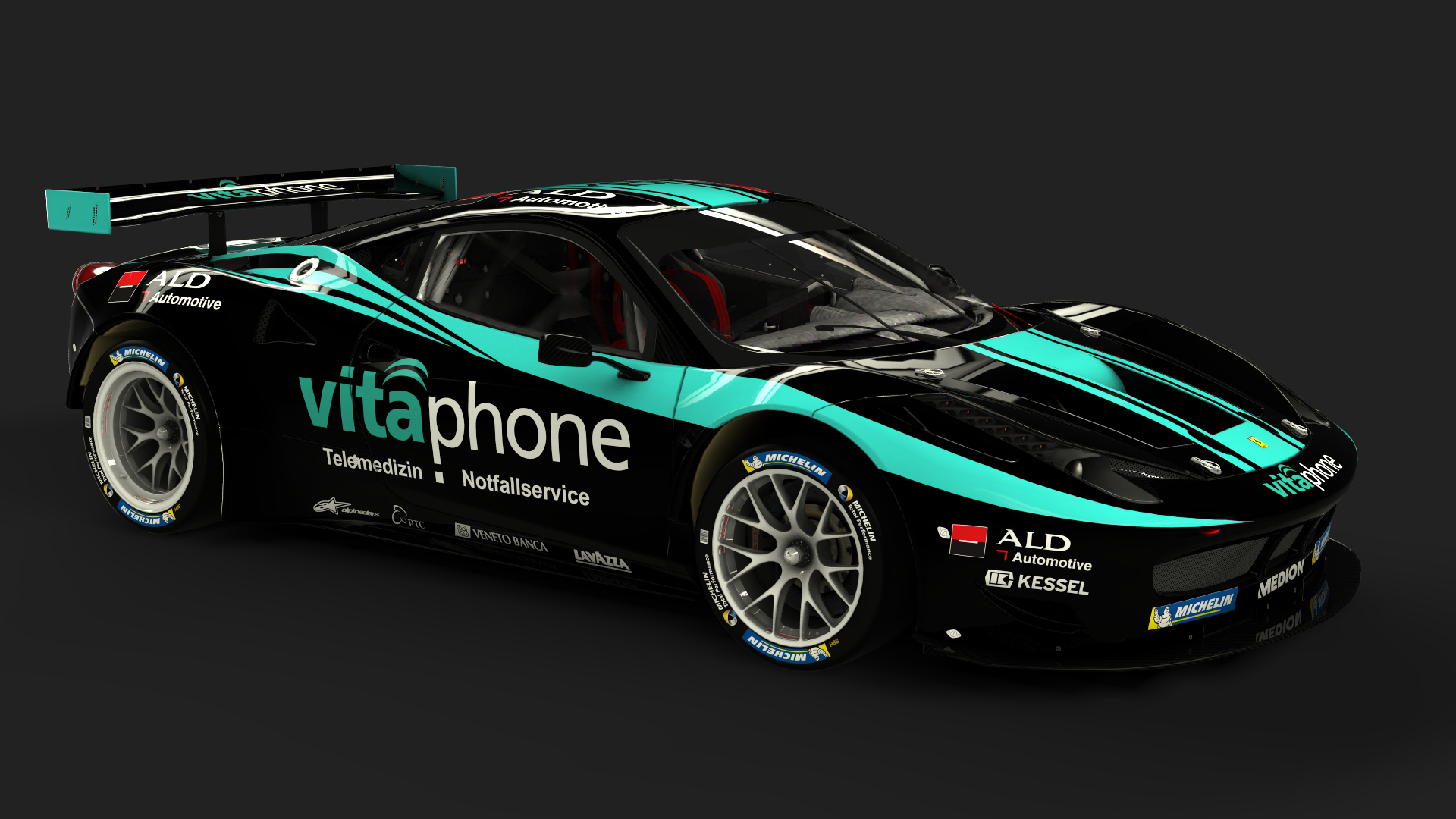 Ferrari 458 GT2, skin vitaphone