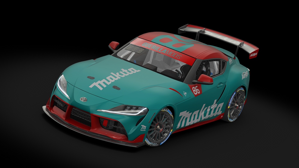 Toyota Supra GT4, skin Makita