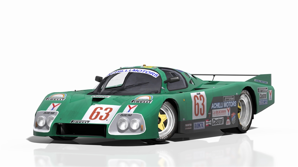 Alba AR2 - Giannini Carma FF LM83, skin 1983_lemans