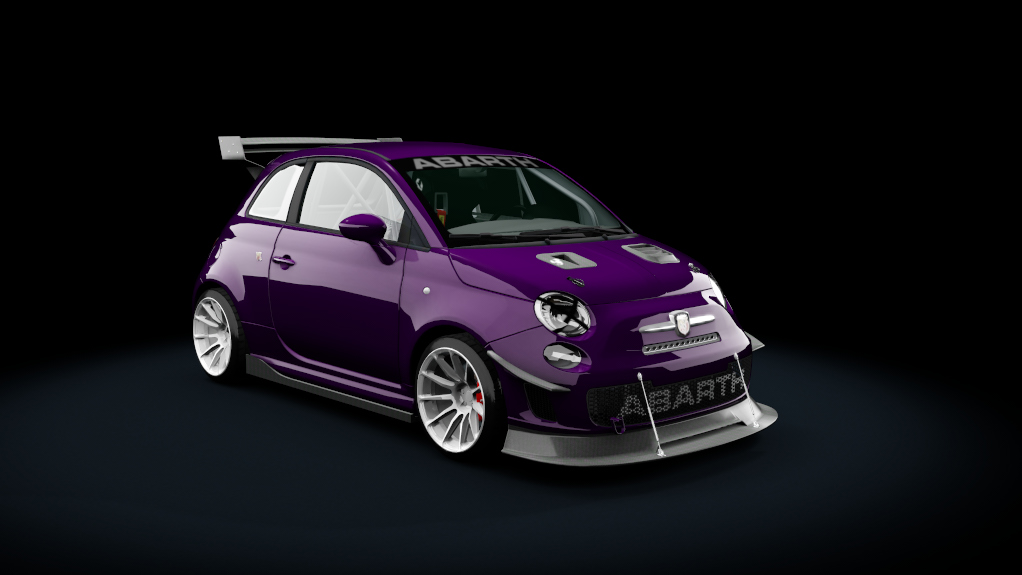 Abarth 500 Stage 4, skin purple