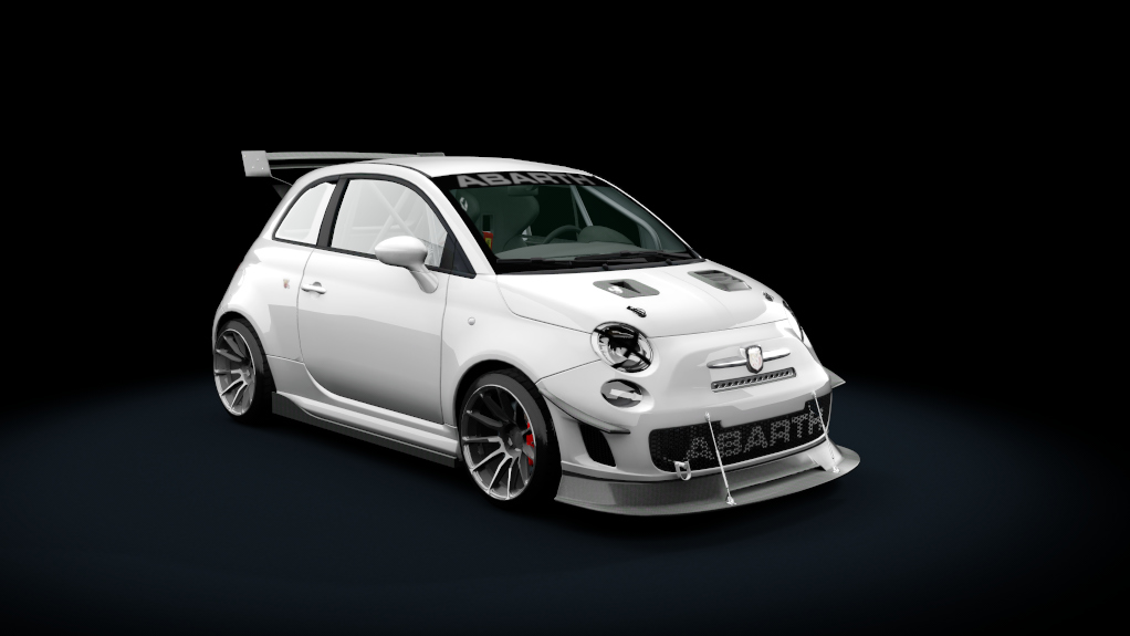 Abarth 500 Stage 4, skin white