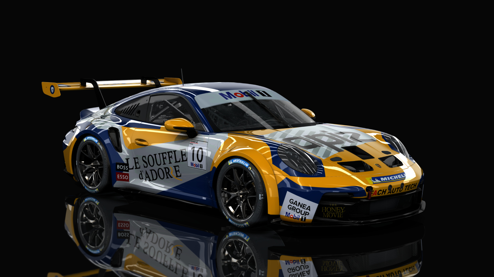 Porsche 911 GT3 Cup 992, skin 10FACH AUTO TECH