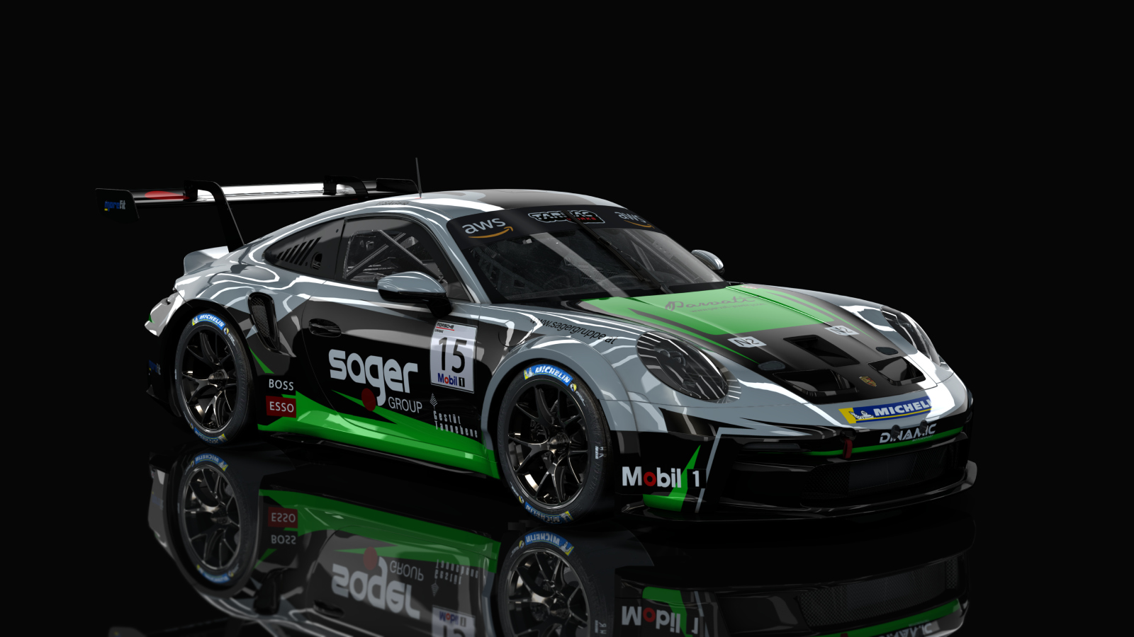 Porsche 911 GT3 Cup 992, skin 15DINAMIC MOTORSPORT