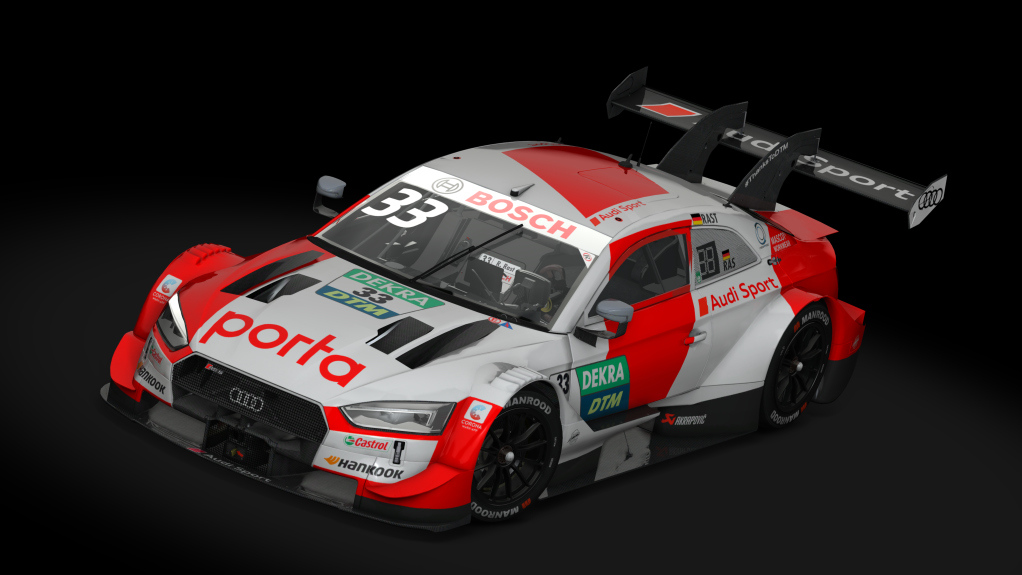 AUDI RS 5 DTM, skin rast