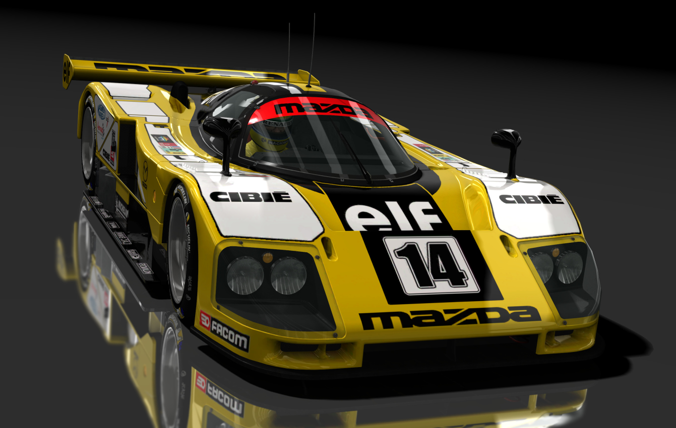 Mazda 787B, skin 14_renault_elf_guepard