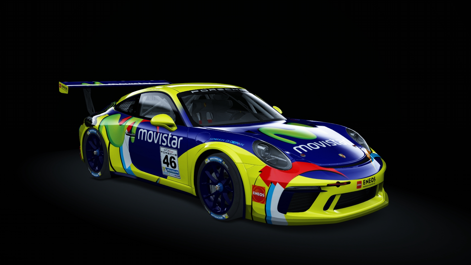 Porsche 911 GT3 Cup 2017, skin 00_Movistar_46