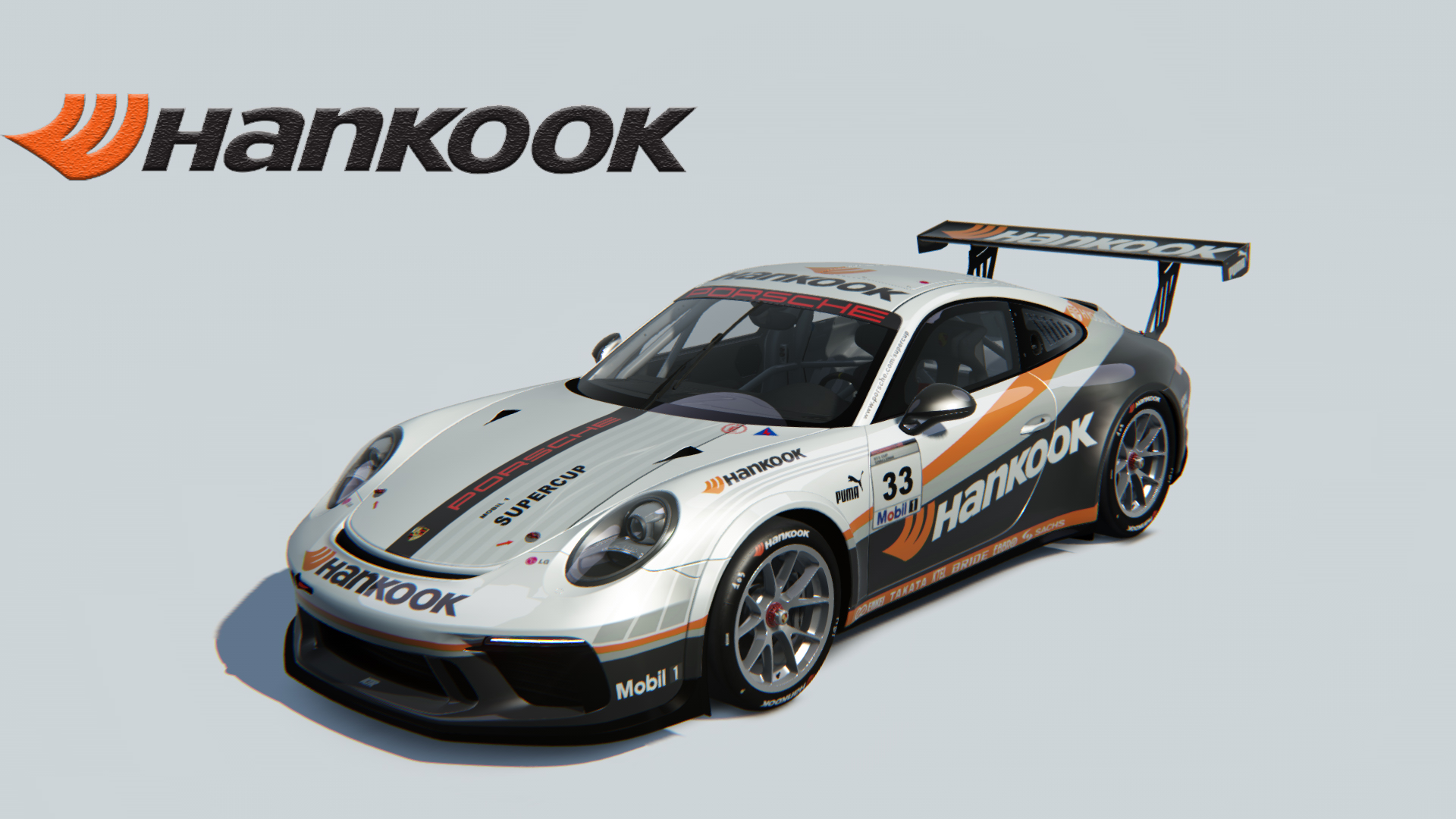 Porsche 911 GT3 Cup 2017, skin 033_Hankook_KTR