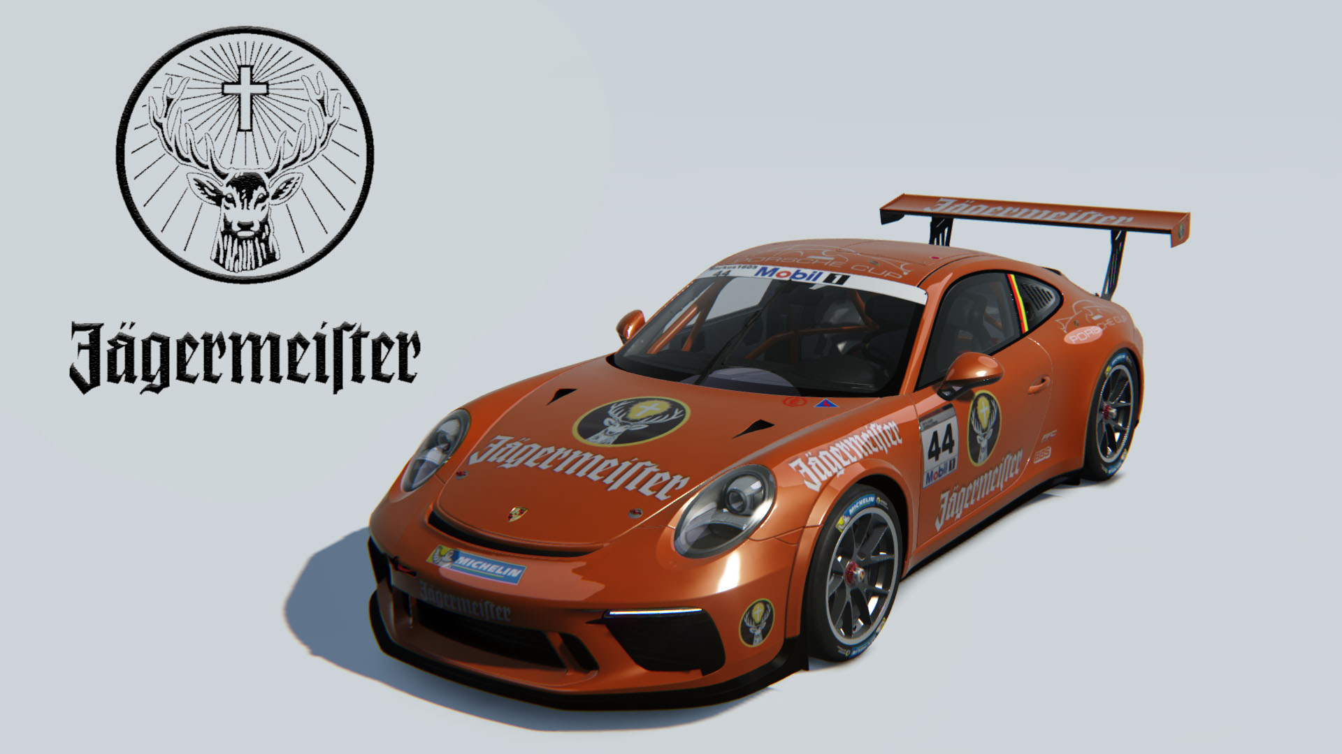 Porsche 911 GT3 Cup 2017, skin 044_Jägermeister