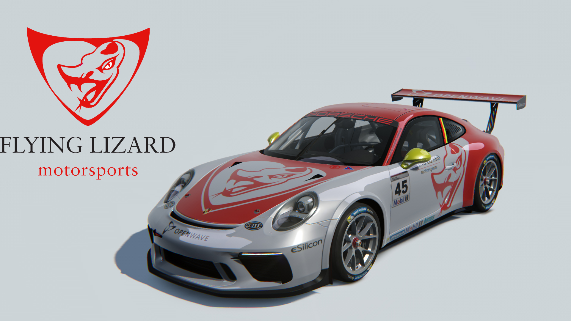 Porsche 911 GT3 Cup 2017, skin 045_Flying_Lizard