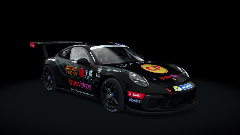 Porsche 911 GT3 Cup 2017, skin PCCA2018_Buncharoen