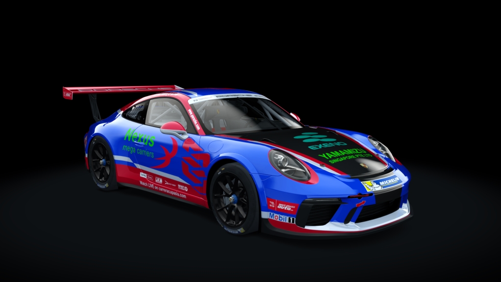 Porsche 911 GT3 Cup 2017, skin PCCA2018_DSilva