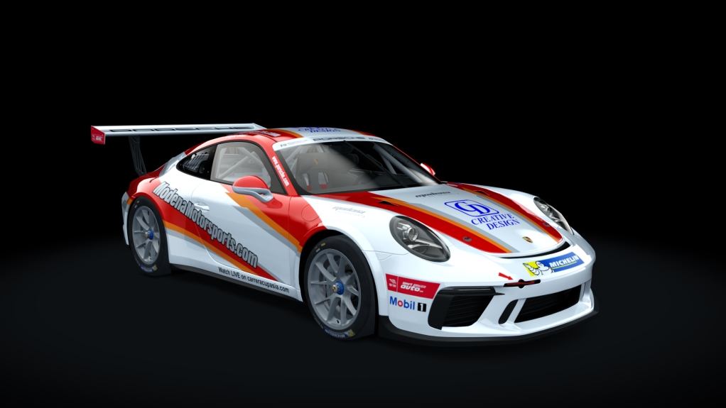 Porsche 911 GT3 Cup 2017, skin PCCA2018_WShen