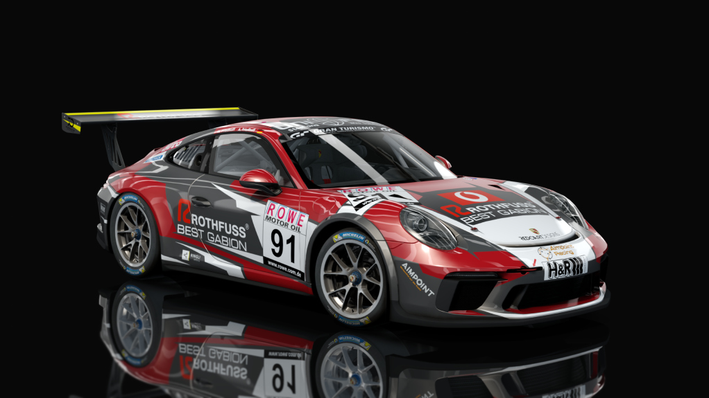 Porsche 911 GT3 Cup 2017, skin VLN_2019_091_Aimpoint
