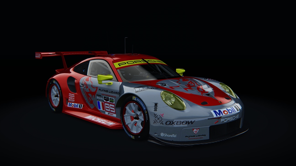 Porsche 911 RSR 2018, skin 000_Flying_Lizard