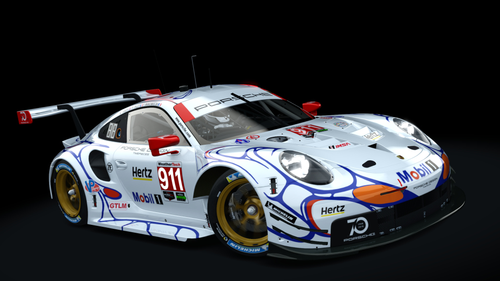 Porsche 911 RSR 2018, skin 2018_IMSA_PetitLM_911