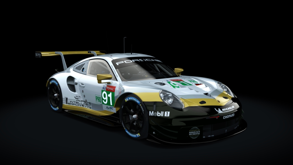 Porsche 911 RSR 2018, skin 2019_24h_Lemans_91