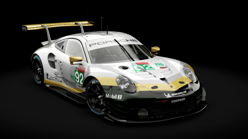 Porsche 911 RSR 2018, skin 2019_24h_Lemans_92