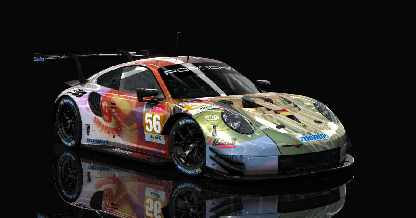 Porsche 911 RSR 2018, skin 2019_Le_Mans_24h_56