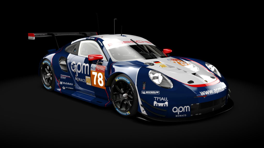 Porsche 911 RSR 2018, skin 2019_Le_Mans_24h_78