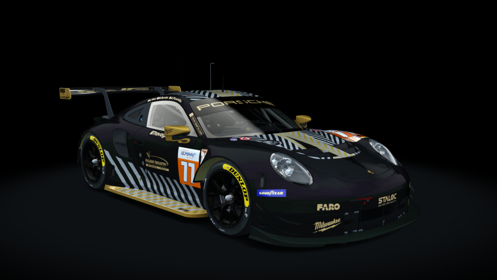 Porsche 911 RSR 2018, skin 2020_ELMS_77_Dempsey_Proton