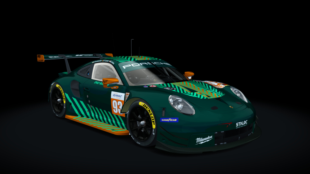 Porsche 911 RSR 2018, skin 2020_ELMS_93_Proton_Competition