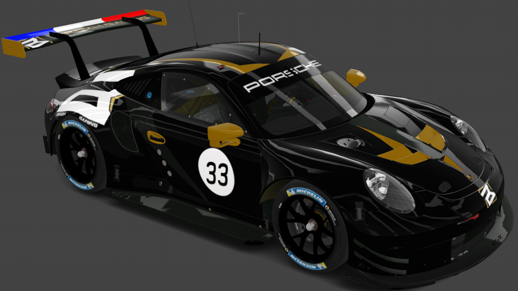 Porsche 911 RSR 2018, skin 33-BZG