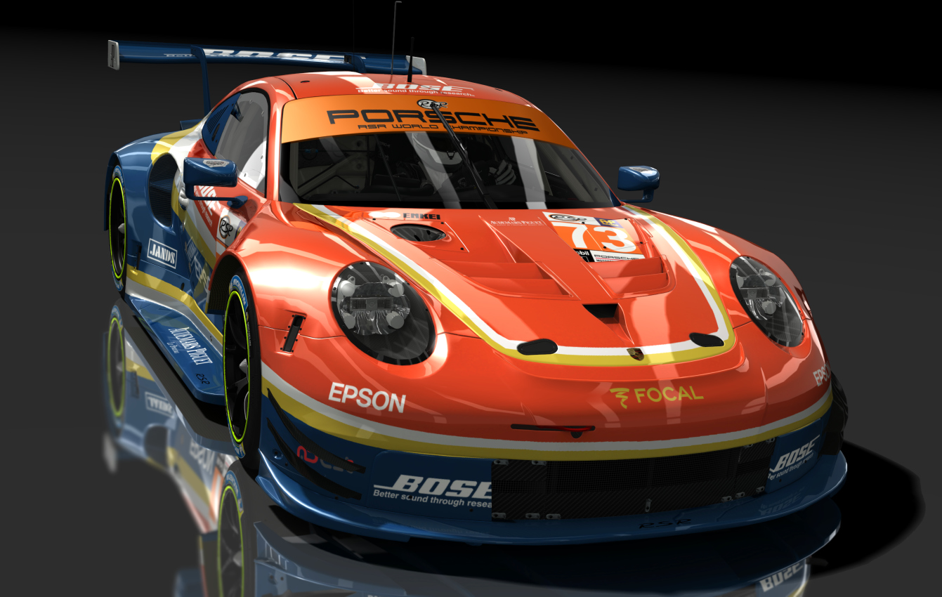 Porsche 911 RSR 2018, skin 73_Bose