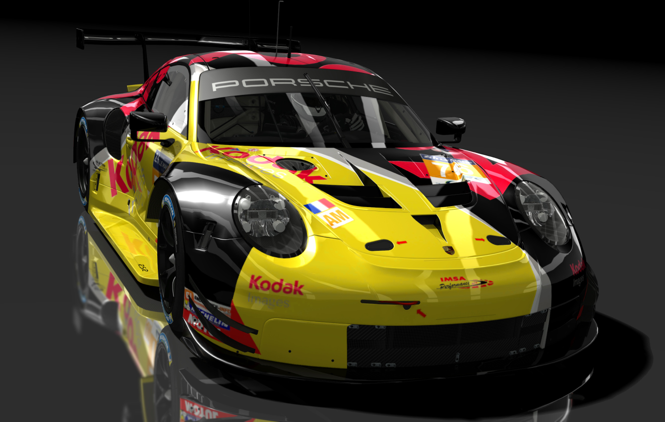 Porsche 911 RSR 2018, skin 76_kodak