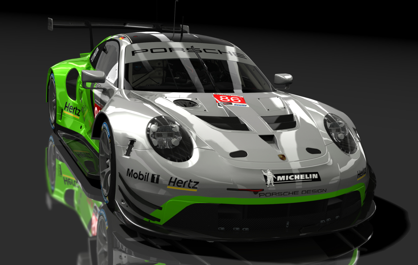 Porsche 911 RSR 2018, skin 86_Hertz