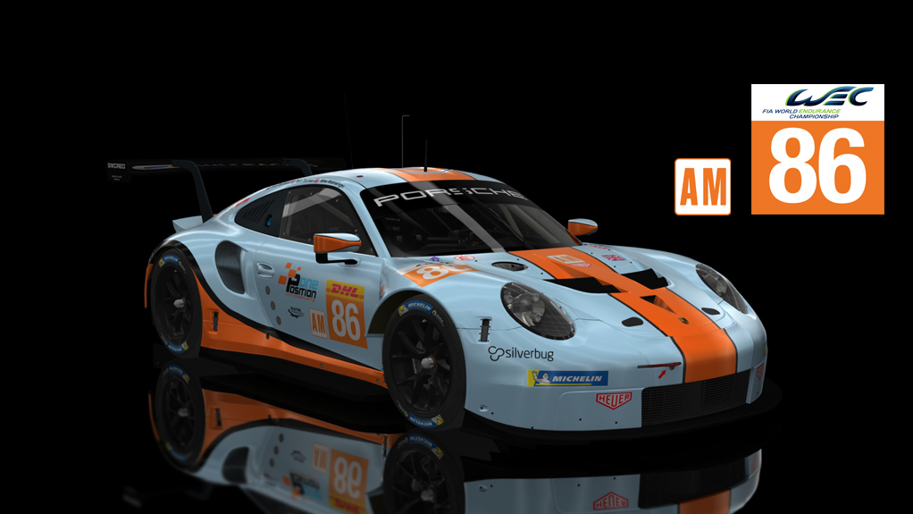 Porsche 911 RSR 2018, skin 86_wec_86_rd1_spa