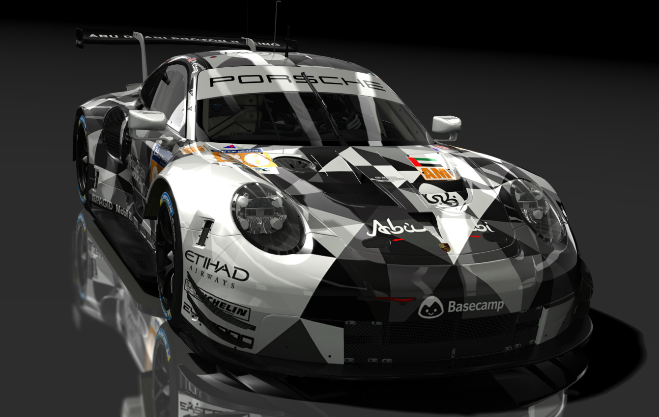 Porsche 911 RSR 2018, skin 88_Abu_Dhabi_Proton