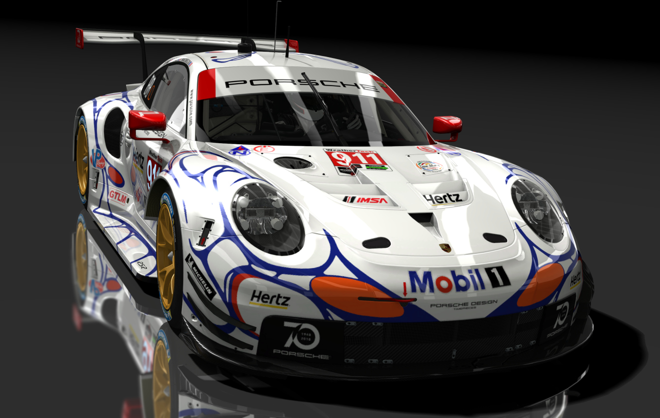 Porsche 911 RSR 2018, skin 911_Petit_Le_Mans