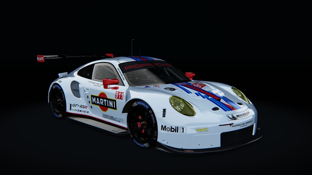 Porsche 911 RSR 2018, skin 911_gt_rsr_martini