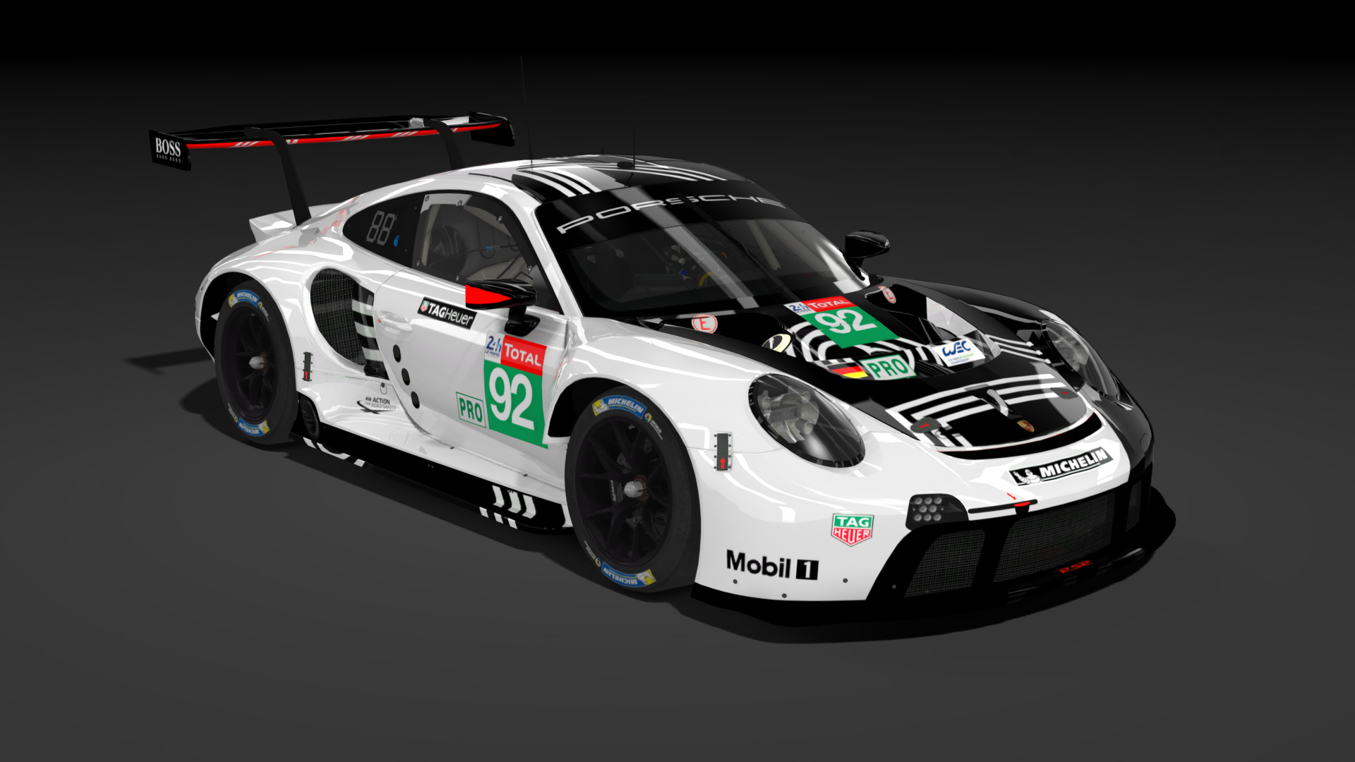 Porsche 911 RSR 2018, skin 92_Porshe_2020_Le_Mans