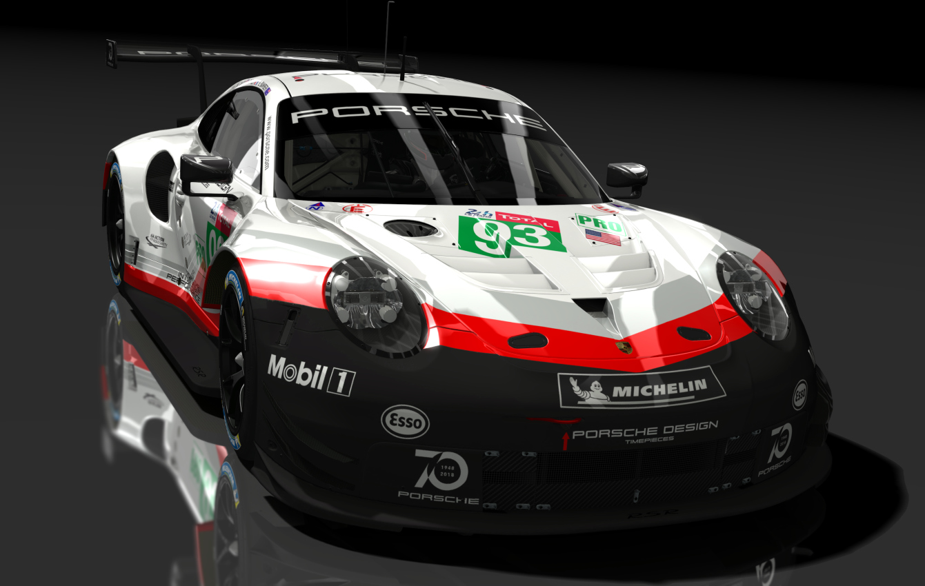 Porsche 911 RSR 2018, skin 93_lemans_93_lemans