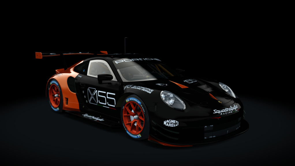 Porsche 911 RSR 2018, skin Baton155_SquadrafoglioRacing