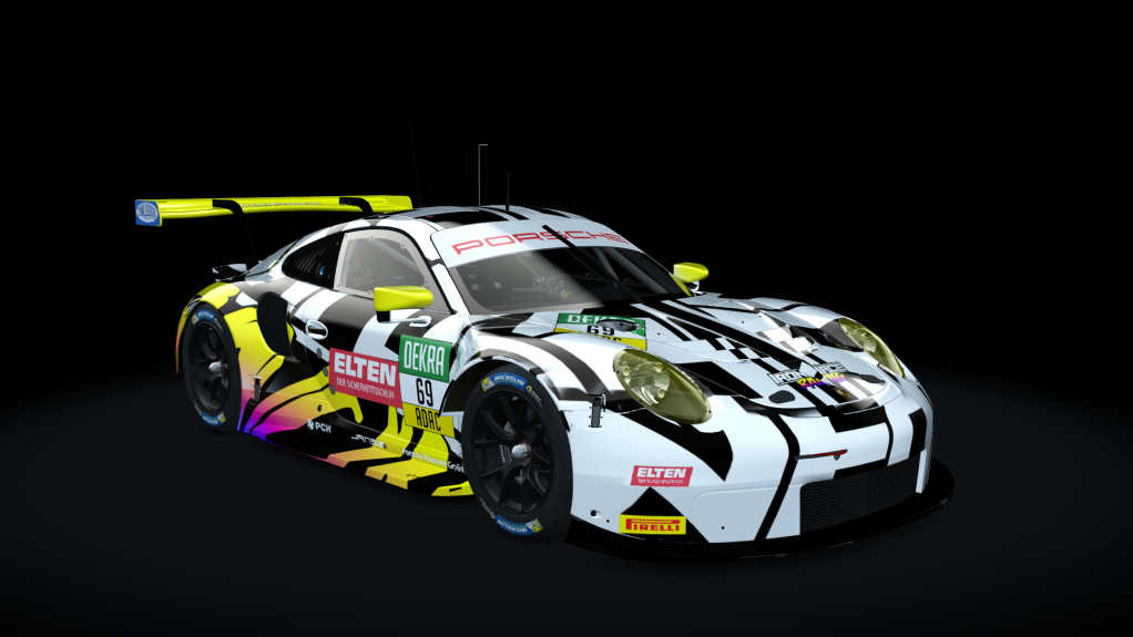 Porsche 911 RSR 2018, skin ironforce_racing_69