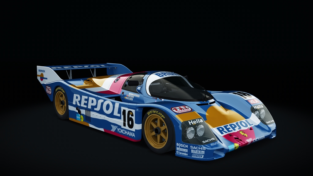 Porsche 962 C Short Tail, skin Leo80