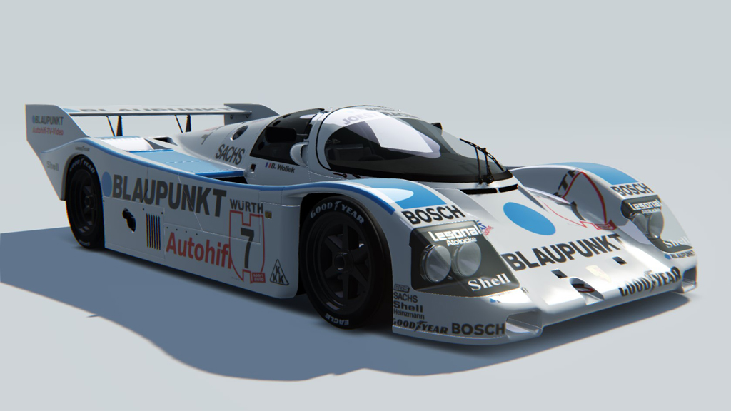 Porsche 962 C Short Tail, skin blaupunkt_7