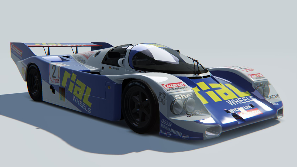 Porsche 962 C Short Tail, skin gazkawa