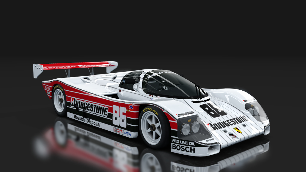 Porsche 962, skin 1986_bayside_86