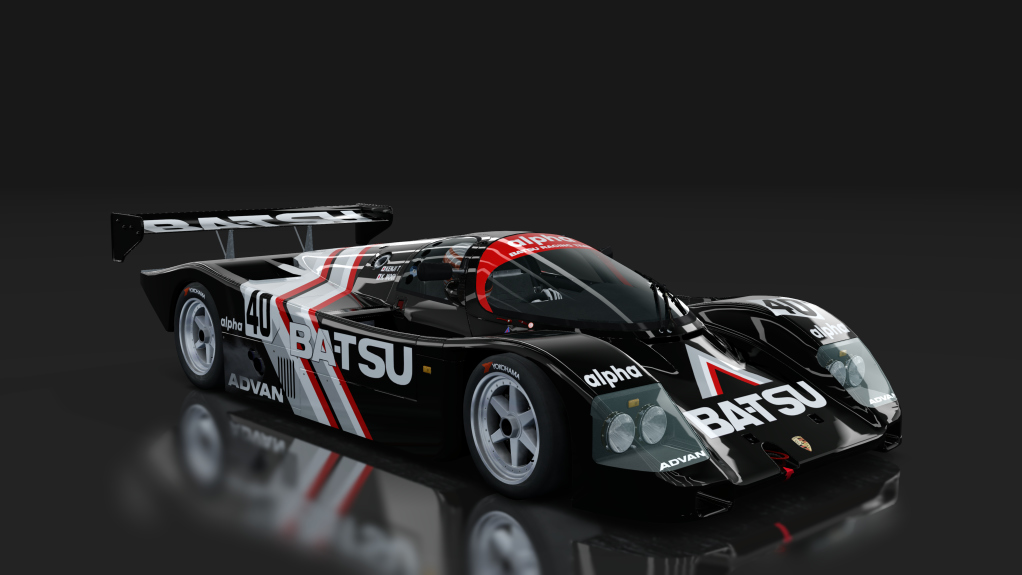 Porsche 962, skin Advan_Alpha_Tomei_40