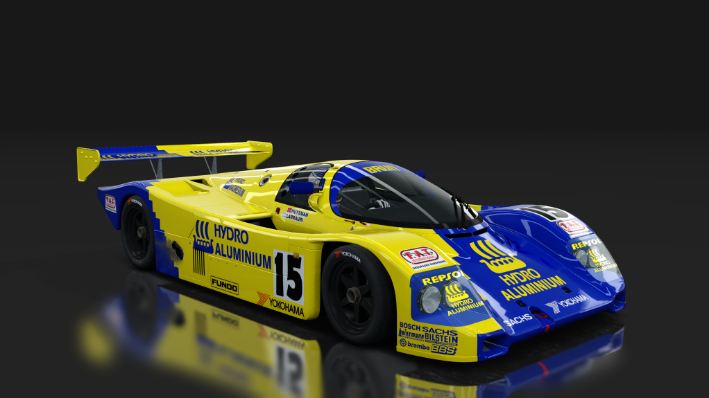 Porsche 962, skin Brun_Motorsport_Hydro_15