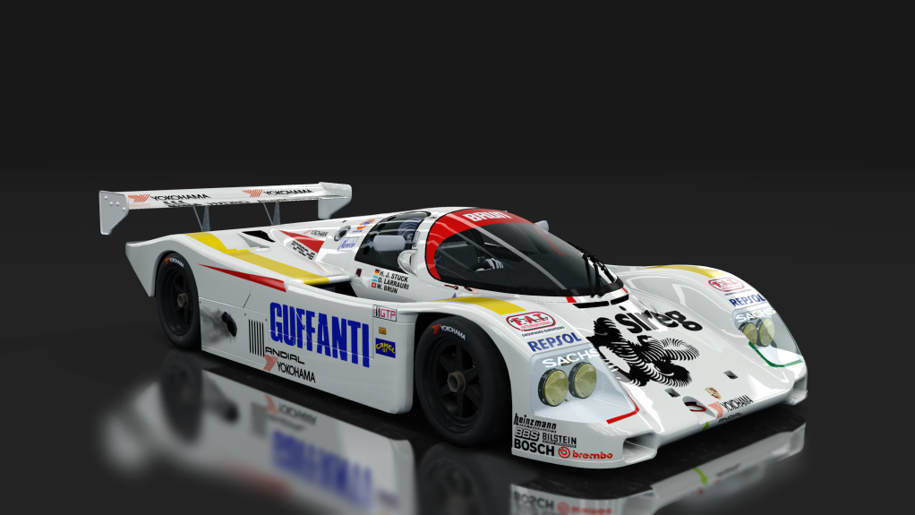 Porsche 962, skin Brun_Motorsport_Kalagian_Racing_ Sireg_3