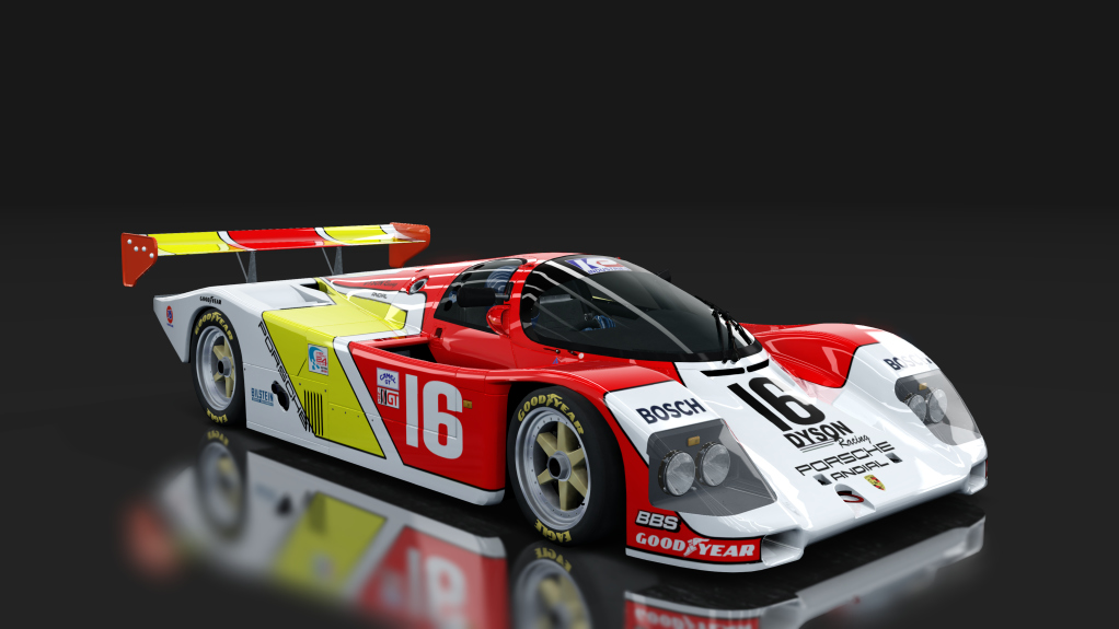 Porsche 962, skin dyson_racing