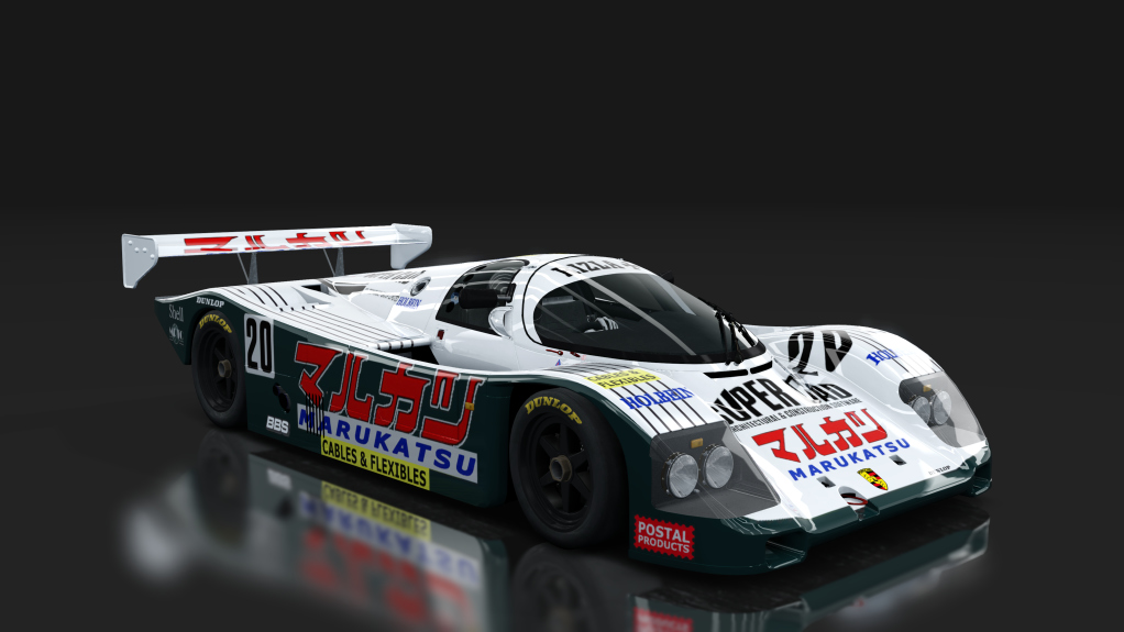 Porsche 962, skin team_davey_marukatsu_lm1989_20