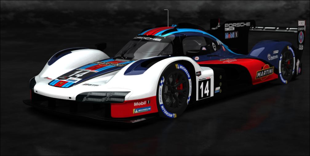 LM Hypercar 963 LMDh, skin 14 Martini IMSA GTP