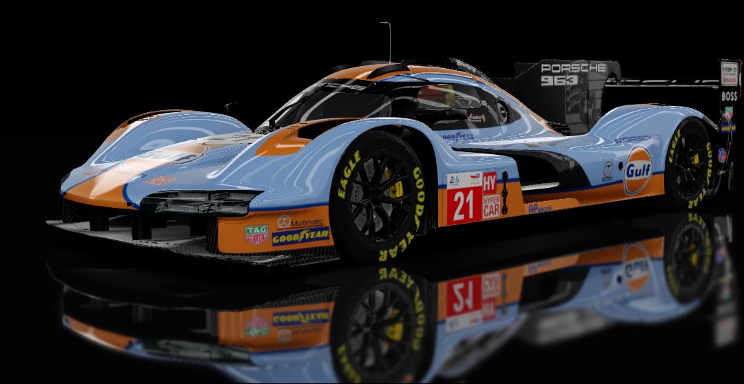 LM Hypercar 963 LMDh, skin 21 Gulf LeMans