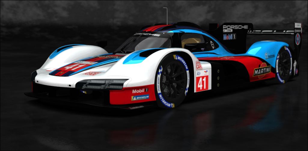 LM Hypercar 963 LMDh, skin 41 Martini LM24