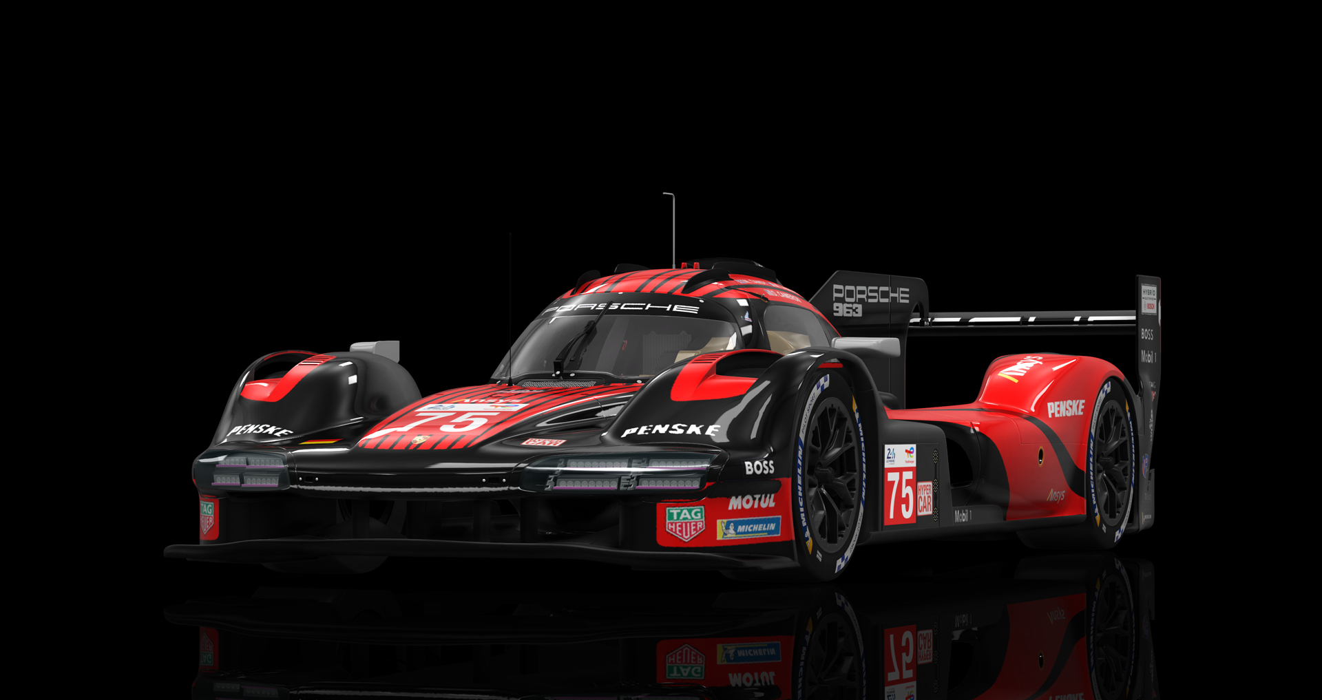 LM Hypercar 963 LMDh, skin Penske_75_Le_Mans_2023